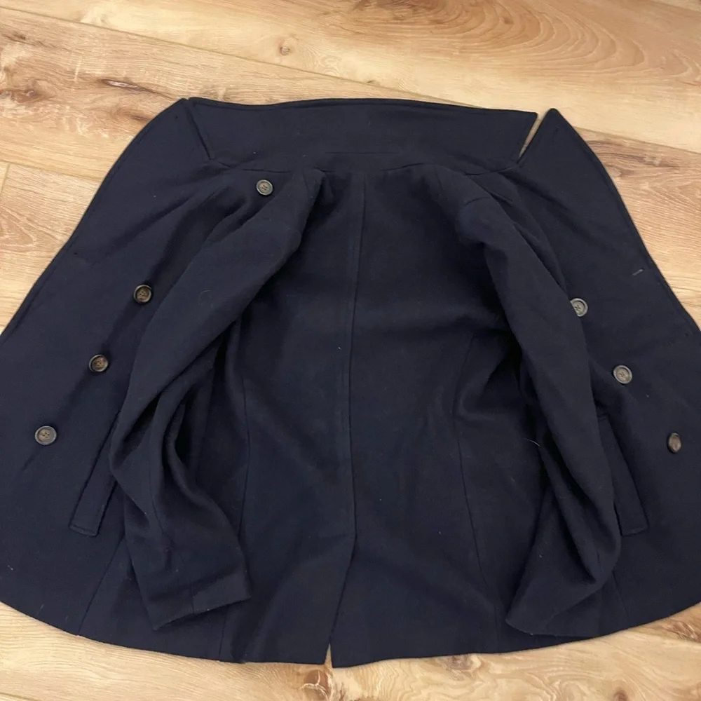 Old Navy Women's Navy Blue Pea Coat